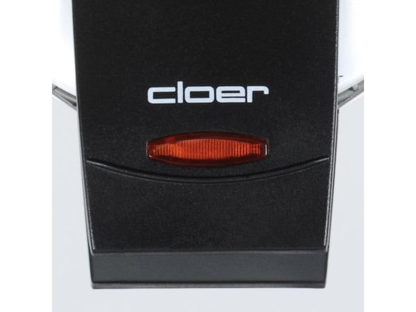 Cloer Waffle Iron 1621, 5 vohveli(a), Sydän (muoto), Musta, Harmaa, Valkoinen, 0,89 m, 930 W, 230 V