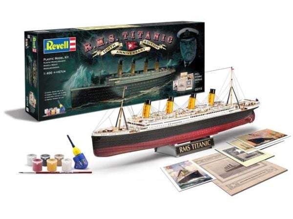Revell Gavesett 100 år med Titanic - 1:400 - Passasjerskip - Titanic - Monteringssett - Titanic - Avansert (MR-5715)
