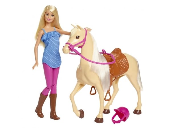 Barbie Doll and Horse (Blonde)