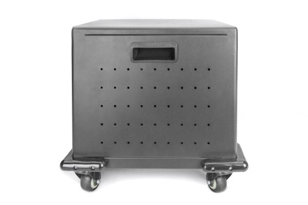 DIGITUS DN-45003 - Vogn (kun lading) - for 16 nettbrett / notebook-er - låsbar - SPCC-kaldvalset stål - svart, RAL 9005 - skjermstørrelse: inntil 14"