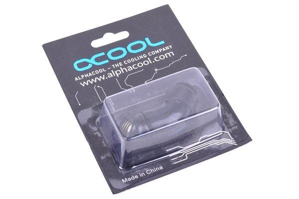 Alphacool - Fl?ssigkeitsk?hlsystem-Anschlussadapter - Deep Black - 5,22 mm (17060)