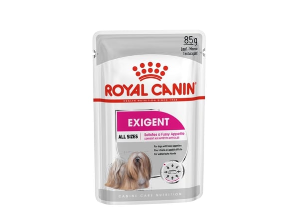 Royal Canin Exigent, Universal, Alla raser, Mini (5 - 10kg), X-Small (<4kg), Kött, 12x85 g