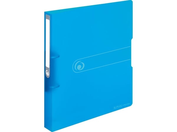 Herlitz rengaskansio A4 PP 25mm sininen transp. 2 rengasta