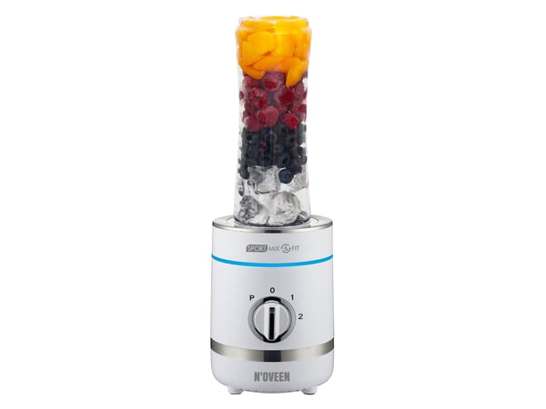Noveen SB1100 X-LINE, Bord juicepresse, 0,6 l, Pulsfunksjon, Isknusing, 300 W, Hvit