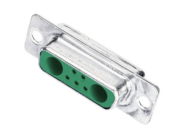 Harting 09 69 301 5172, D-Sub 3, Vihreä, Metallinen, Polyesteri, Terästä, Kestomuovinen hartsi, Peltipurkki, Kupariseos, 5 A