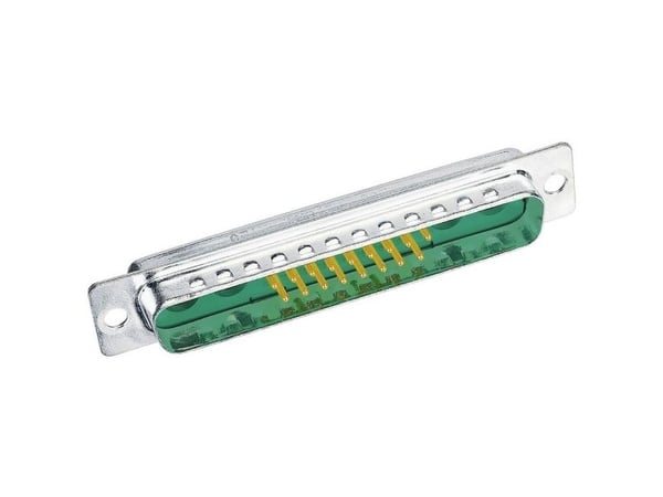 Harting 09 69 311 5172, D-Sub 3, Grønn, Metallisk, Polyester, Stål, Termoplast, Boks, Kobberlegering, 5 A