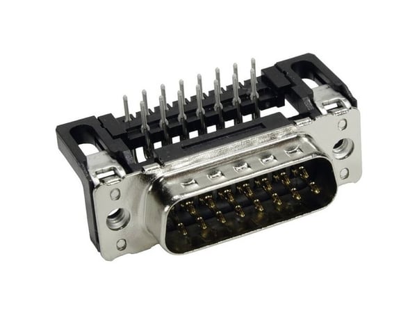 Harting 09 65 222 6802, Svart, Silver, Stål, Kopparlegering, 1000 V, 6,5 A, 10 O