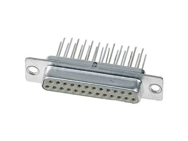 Harting 09670374755, D-Sub, Sølv, Stål, Termoplast, Kopper, 10 mO, 7,5 A
