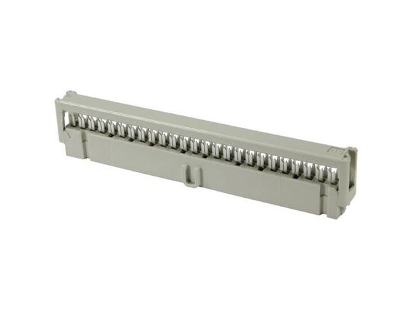 Harting 09 18 550 6813, SEK-18 SV, Grå, Termoplastisk polyester (PBT), 28/7, 320 V, 2,5 A