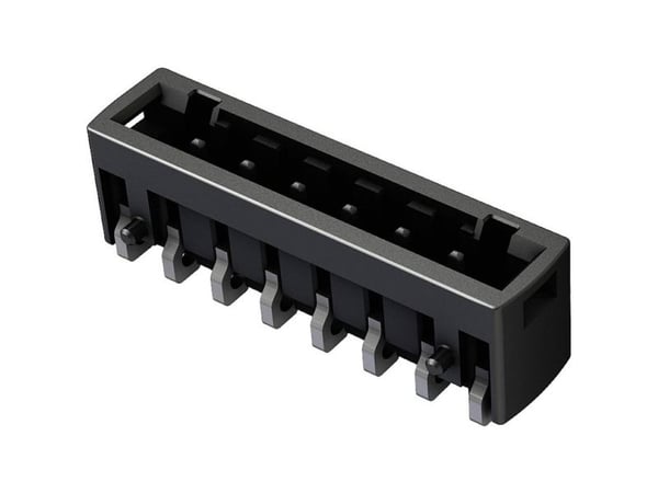Harting 14 11 051 3001 000, PCB, Sort, Liquid Crystal Polymer (LCP), Boks, Kobberlegering, 20 mO