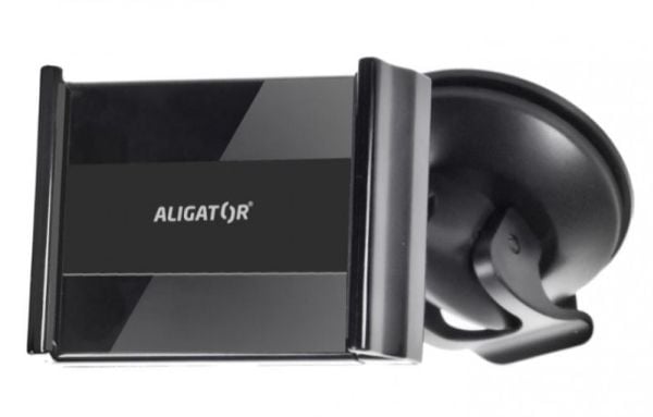 Aligator HA02, Mobiltelefon/smarttelefon, Passiv holder, Bil, Sort