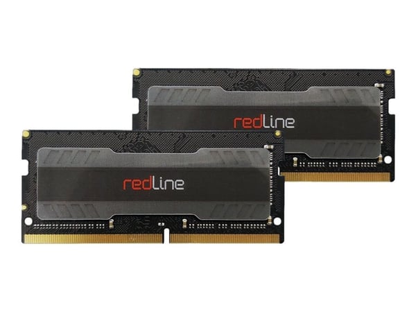 Mushkin Redline - DDR4 - sett - 64 GB: 2 x 32 GB - SO DIMM 260-pin - 3200 MHz / PC4-25600 - CL22 - 1.2 V - ikke-bufret - ikke-ECC