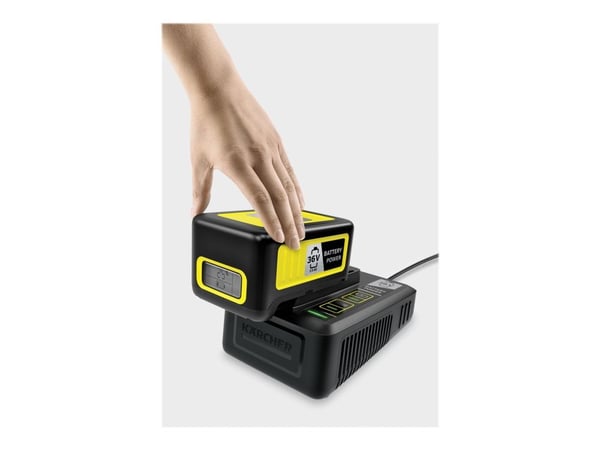 Kärcher - Batterilader + batteri - Li-Ion - 2.5 Ah