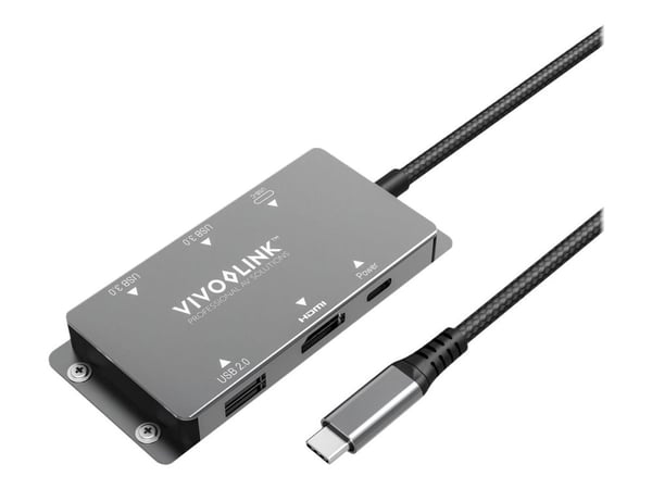 VivoLink - Dokkingstasjon - USB-C 3.1 Gen 1 - HDMI - 65 watt
