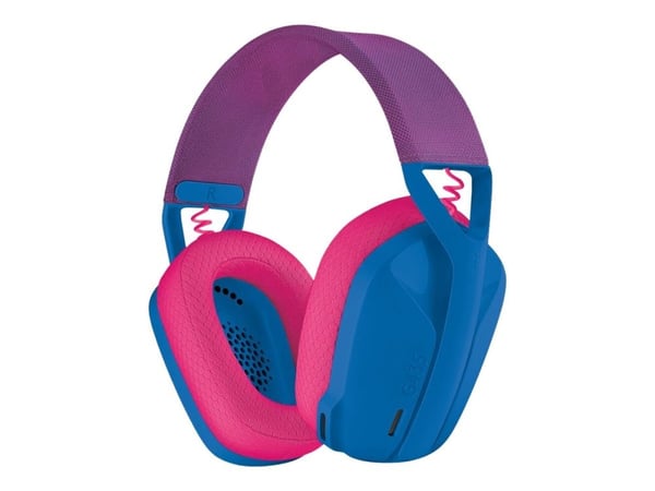 Logitech G435 LIGHTSPEED - Hodesett - Full størrelse - 2,4 GHz - Trådløs - USB - Blå