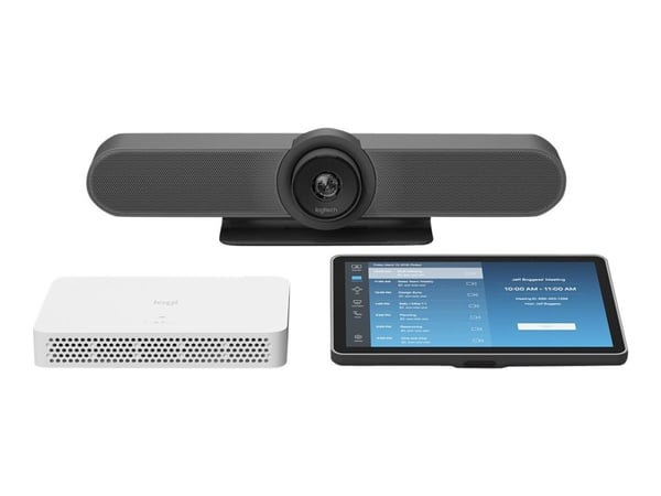 Logitech - Videokonferansesett (Logitech Tap IP, Logitech Rally Bar) - Certified for Zoom Rooms, Certified for Microsoft Teams Rooms, RingCentral C...