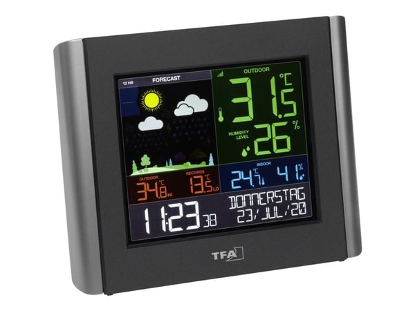 TFA VIEW METEO - Sääasema - langaton - musta