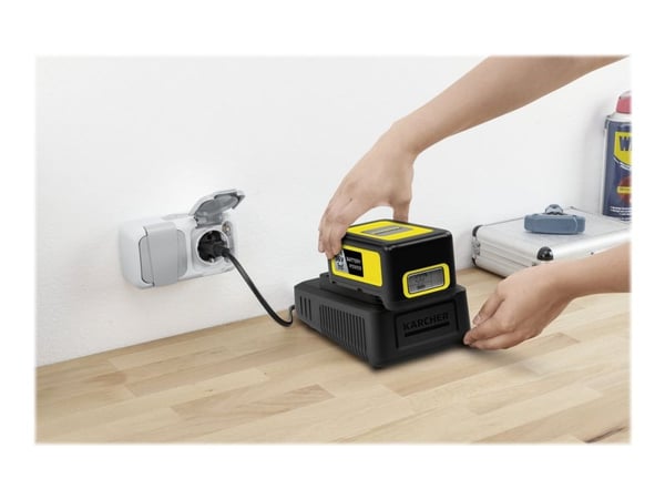 Kärcher - Batterilader + batteri - Li-Ion - 2.5 Ah