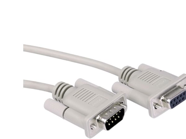 ROLINE 6m RS232, Grå, 6 m, 9-pin D-SUB RS232, 9-pin D-SUB RS232, Hankjønn, Hunkjønn