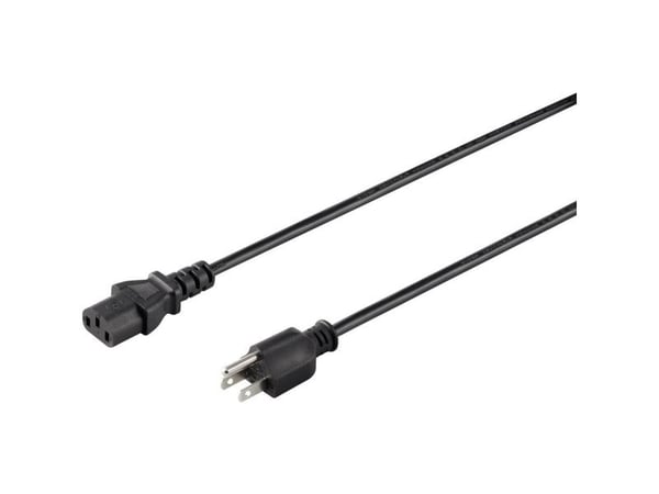 Sygonix SY-5042736 Virtajohto musta 2.00 m (SY-5042736)