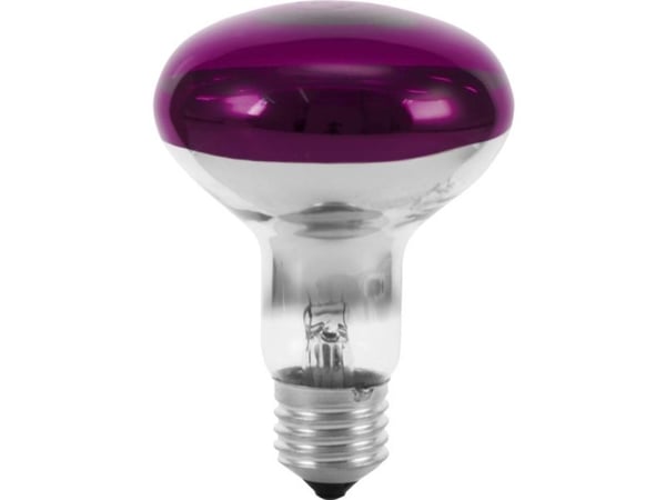 Eurolite 9210440U reflektorpære E27 60 W lilla Ø80x110 mm 1 stk