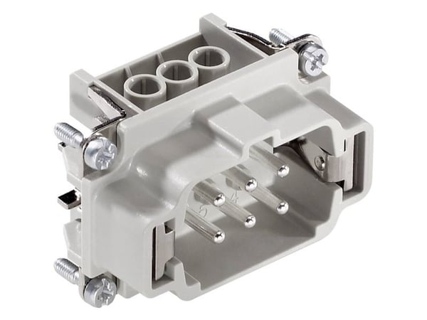 Harting 6P+PE urosruuviliitin EPIC H-BE 6 SS 10190100 10190100