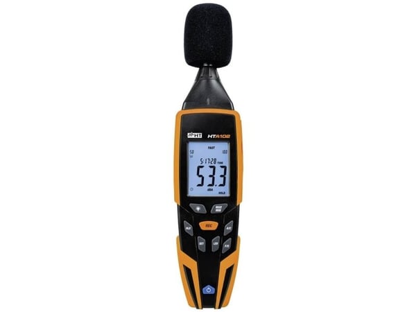 HT Instruments ljudnivåmätare HTA102 30 - 130 dB, 31,5 Hz - 8 kHz (1010860)