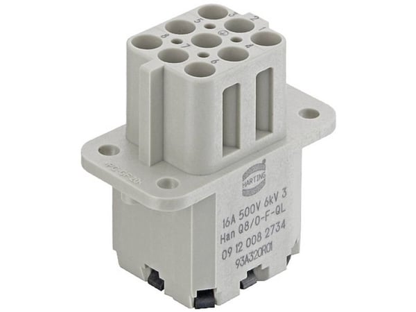 Harting Harting 09 12 008 2734 Teollisuusliitos Amphenol C146 Sisältö: 1 kpl