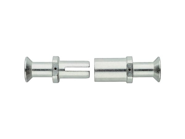 Harting 09 11 000 6140, Crimp, Sølv, Sølv, Kobberlegering, 35 mm², 0,5 mO