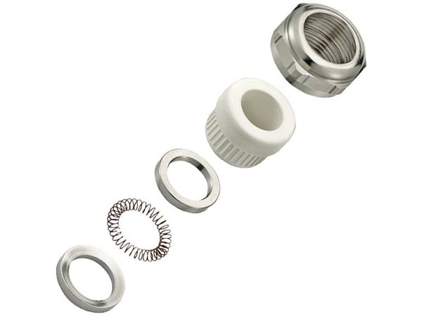 Harting 19 62 000 5058, Ruostumaton teräs, Valkoinen, Metalli, M25, 1,7 cm, RoHS, ELV