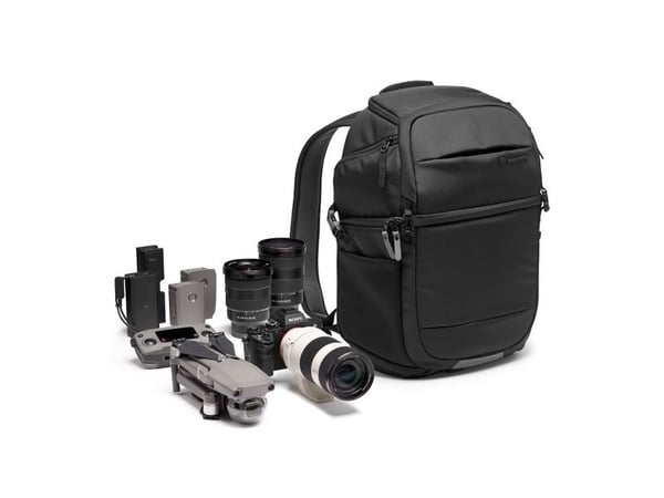 Manfrotto MB MA3-BP-FM, Ryggsekk, Universell, Skulderrem, Rom til Notebook, Sort