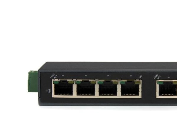 StarTech.com IES5102, Hallitsematon, Fast Ethernet (10/100), Täysin kaksipuolinen, Telineasennus