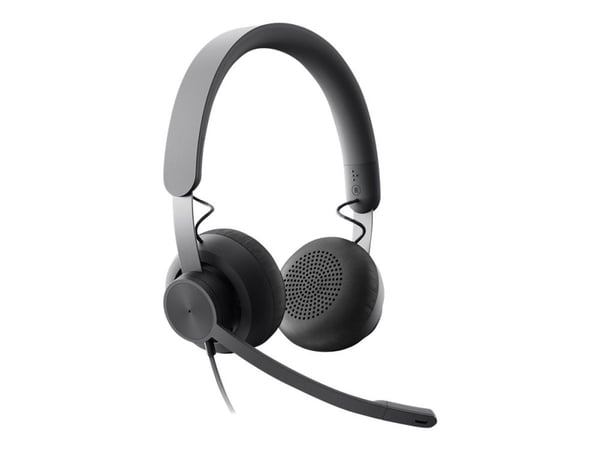 Logitech Zone Wired MSFT Teams - Hodesett - on-ear - kablet - USB-C - grafitt - Certified for Microsoft Teams