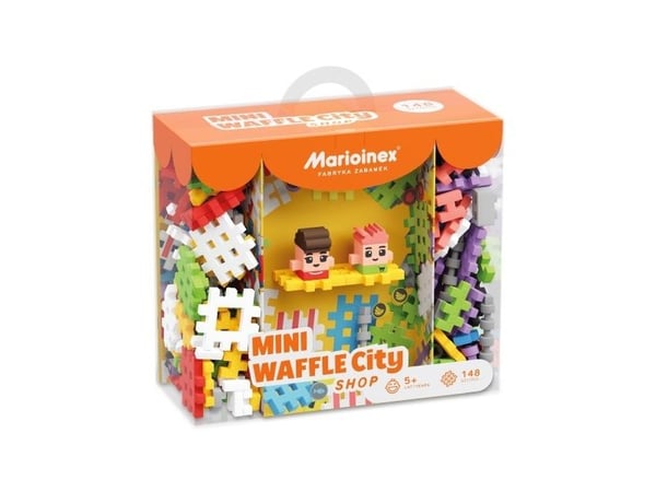 Waffle mini-byggklosser - Shop 148 elementer