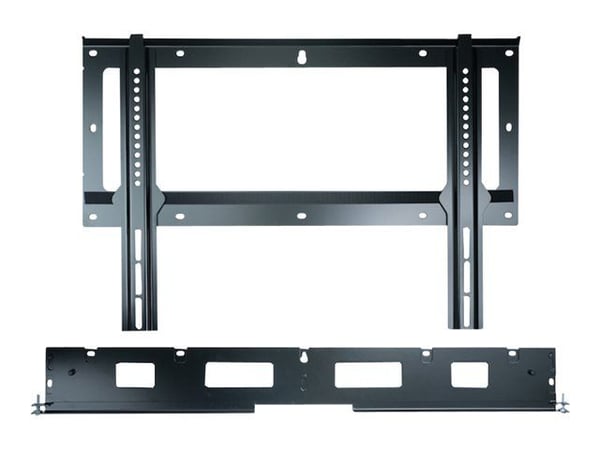 Flexson - Monteringssett (veggmonteringsbrakett, bøyle for lydstang) - svart - skjermstørrelse: 37"-55" - veggmonterbar - for Sonos PLAYBAR