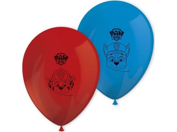 Procos2 Paw Patrol syntymäpäivä ilmapallot - 30 cm - 8 kpl