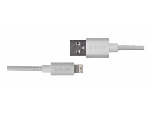 USB-kabel Orico USB-A til Lightning 1 m grå (LTF-10-V1-SV-BP)