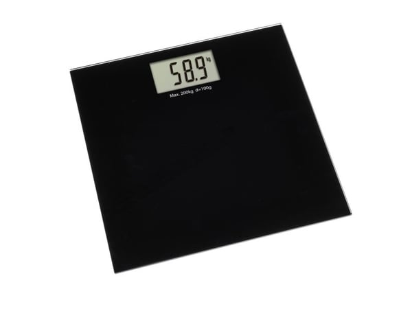 TFA-Dostmann 50.1015.01, Elektronisk personvekt, 200 kg, Svart, 5 kg, kg, lb, ST, Rektangel