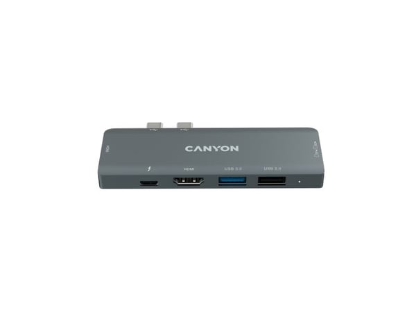 Canyon DS-5 - Dokkingstasjon - USB-C - 7-slot - HDMI