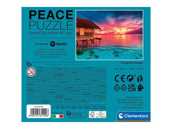 Clementoni Peace Collection 35120, 500 stykker, 14 år