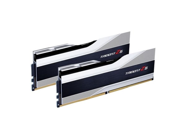 G.Skill Trident Z5 - DDR5 - sett - 32 GB: 2 x 16 GB - DIMM 288-pin - 6000 MHz / PC5-48000 - CL30 - 1.35 V - ikke-bufret - ikke-ECC - metallic sølv