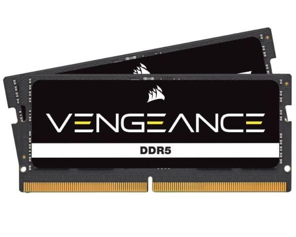CORSAIR VENGEANCE 16GB 2x8GB DDR5 4800MHz SODIMM Ubufret 40-40-40-77 Black PCB Std PMIC 1.1V