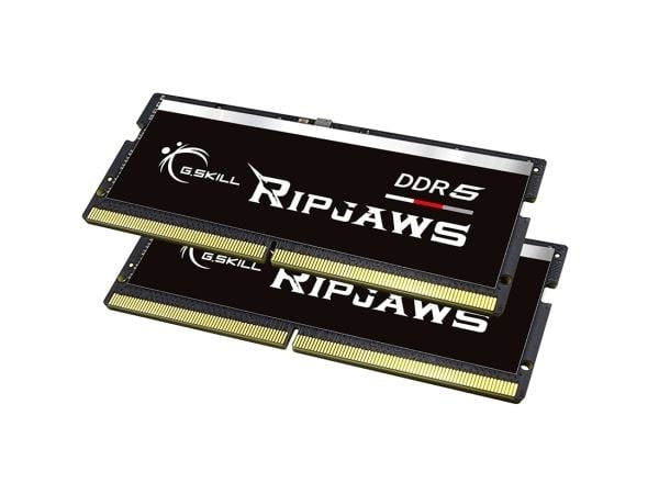 G.Skill Ripjaws - DDR5 - sett - 32 GB: 2 x 16 GB - SO DIMM 262-pin - 4800 MHz / PC5-38400 - CL34 - 1.1 V