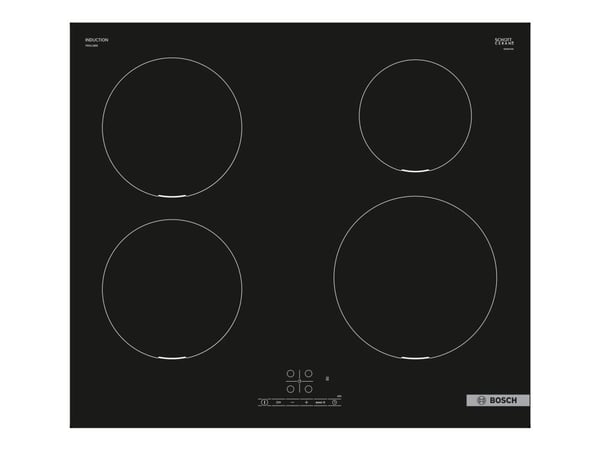 Bosch Serie | 4 PIE611BB5E - Induksjonskomfyrtopp - 4 plater - Nisje - bredde: 56 cm - dybde: 49 cm - uten ramme - svart