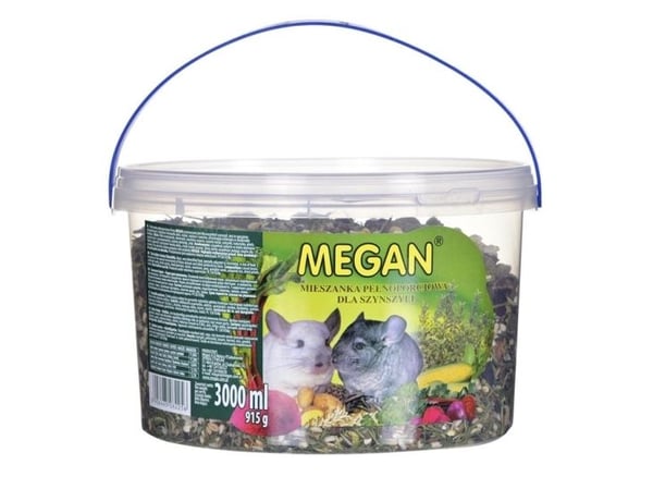 Megan 5906485082256 lemmikkieläinten ruoka pieneläimille Välipala 915 g Hamsteri, Kani
