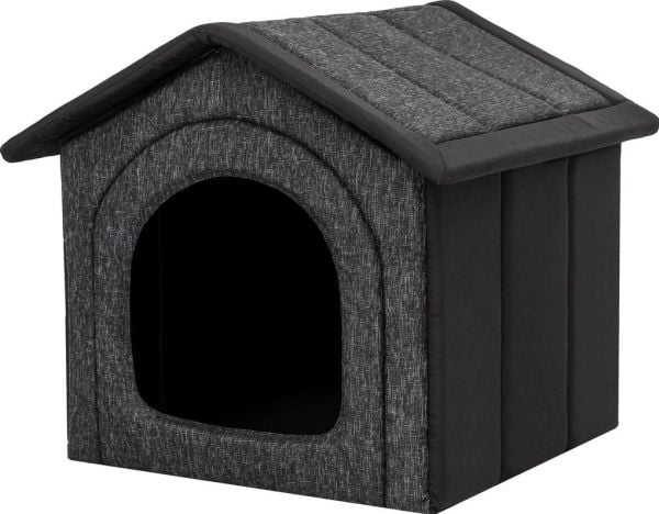 Hobbydog R5 Buda eko-lær svart + svart Oxford