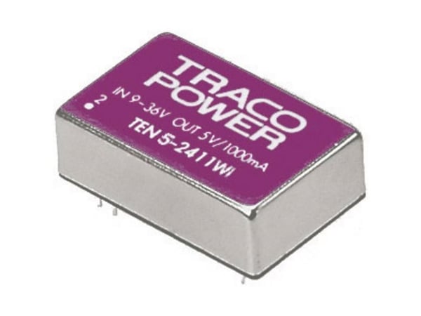Traco Power TEN 5-2412WI, 20,3 mm, 10,2 mm, 31,8 mm, 17 g, 6 W, 9-36 V