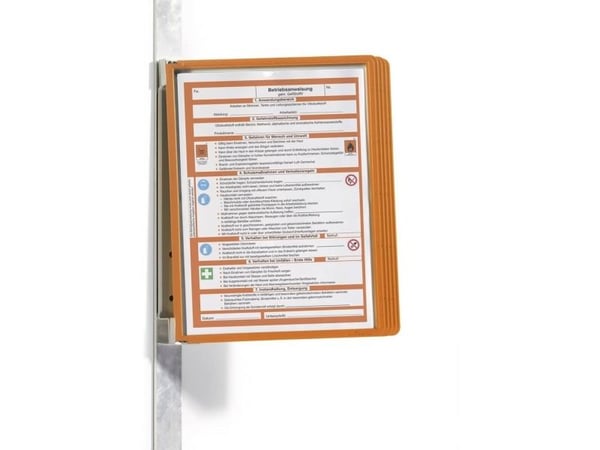 Durable Sichttafelsystem VARIO MAGNET WALL 5 Set orange