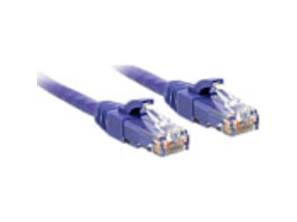 Lindy 48127, 10 m, Cat6, U/UTP (UTP), RJ-45, RJ-45, Lilla