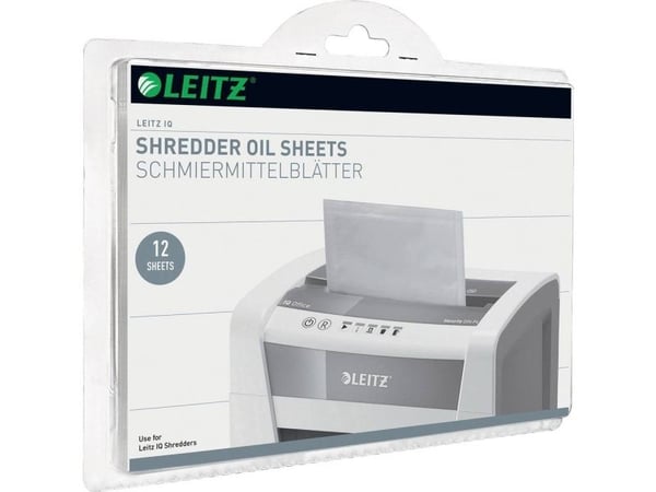 Olieark til Leitz IQ makulator - (12 ark)